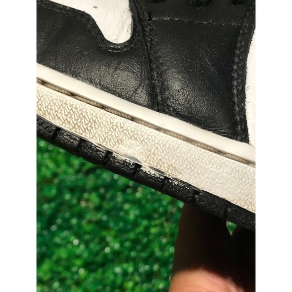 Air Jordan Retro 1 Og High Black/White 2014 Size 11M No Box 555088-010 - Picture 10 of 11